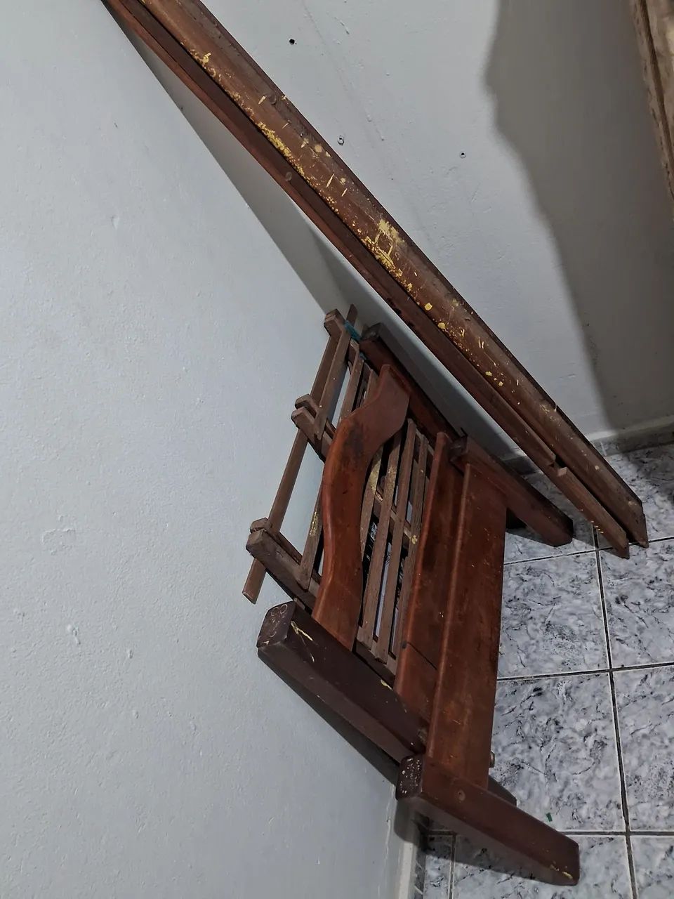 Cama de solteiro de madeira  - Foto 2