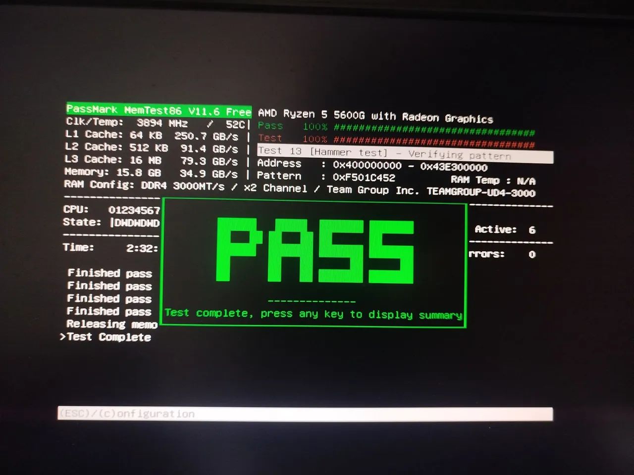 Memórias DDR4 T-Force 16Gb (2X8) - Foto 3