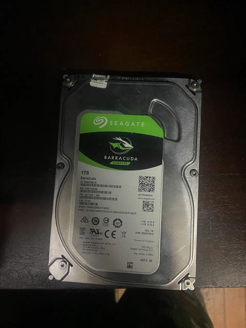Hd 1tb seagate barracuda 