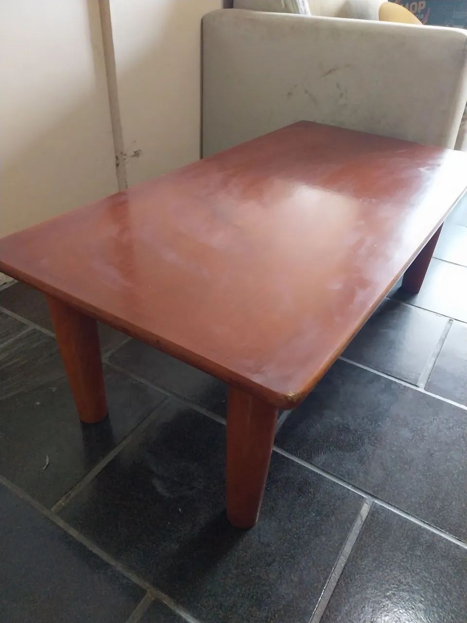 Mesinha de centro de madeira - Oferta Relâmpago!  - Foto 3