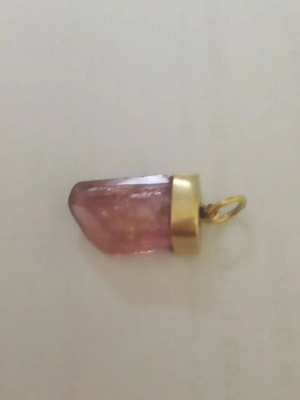 PINGENTE TOPÁZIO IMPERIAL E OURO  - Foto 2