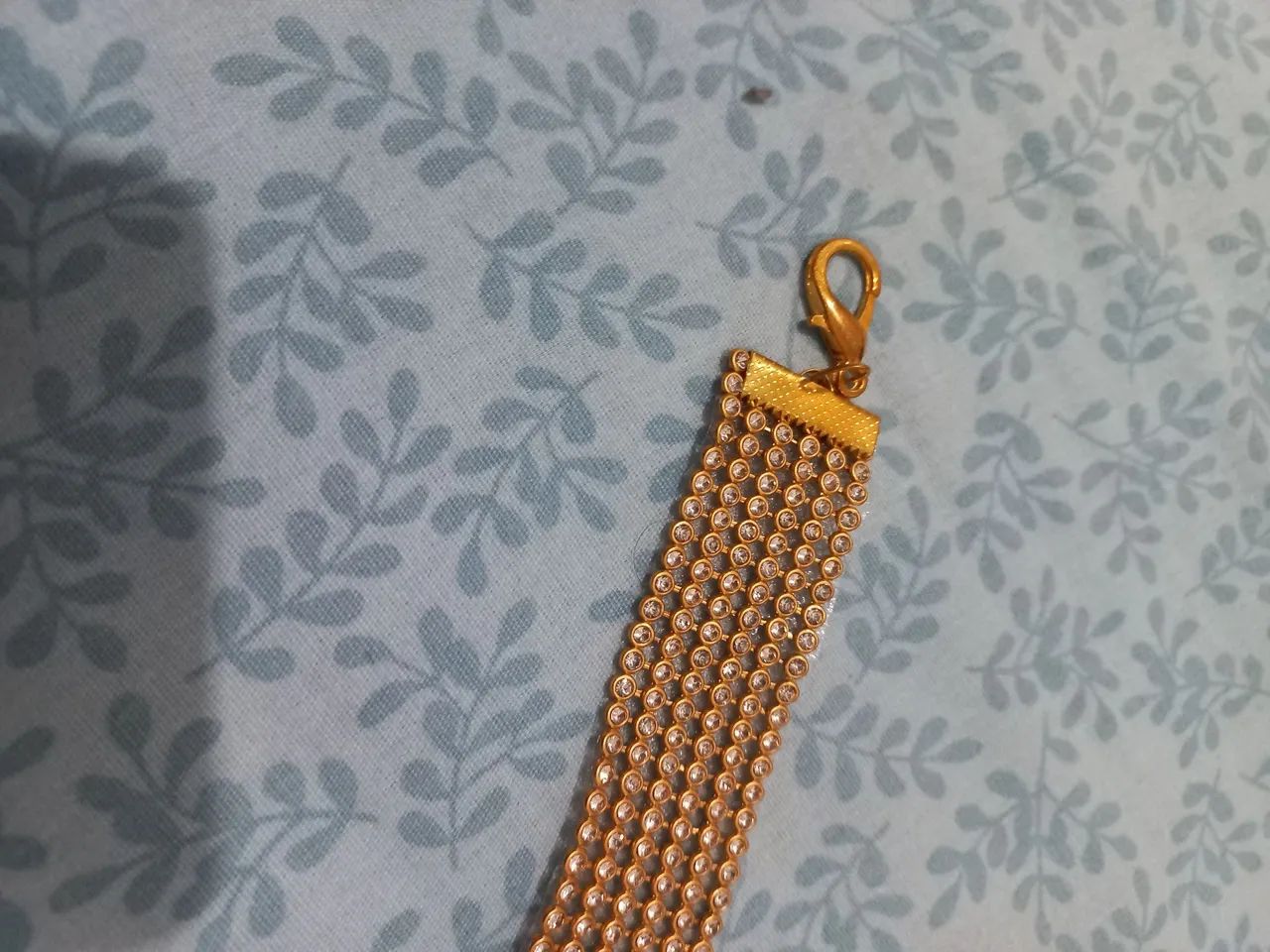 Cinto Feminino De Corrente Com Brilho 110cm - Foto 2