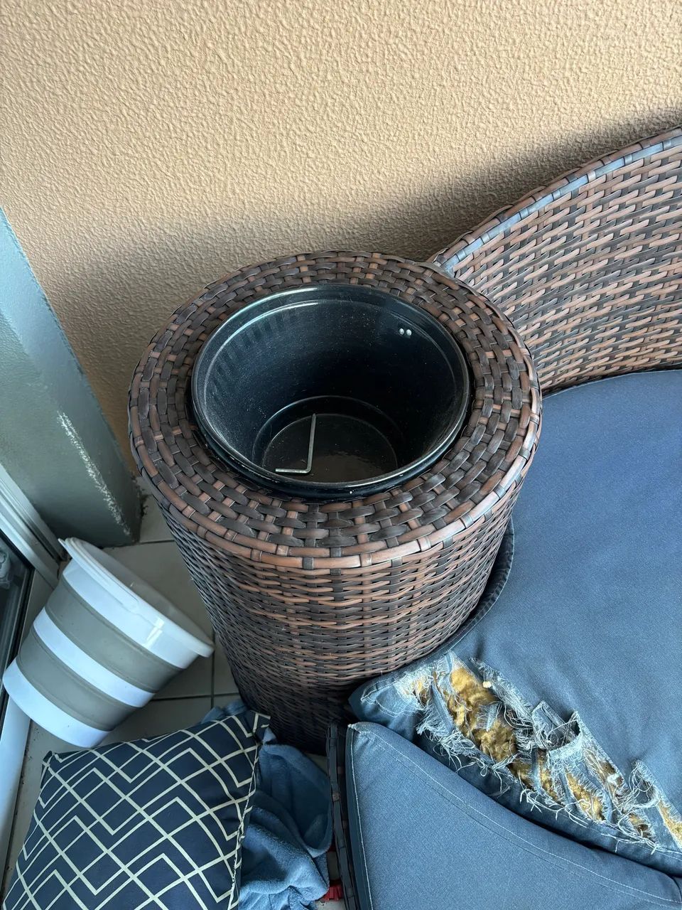 Sofá externo com chaise e champanheira - Foto 4