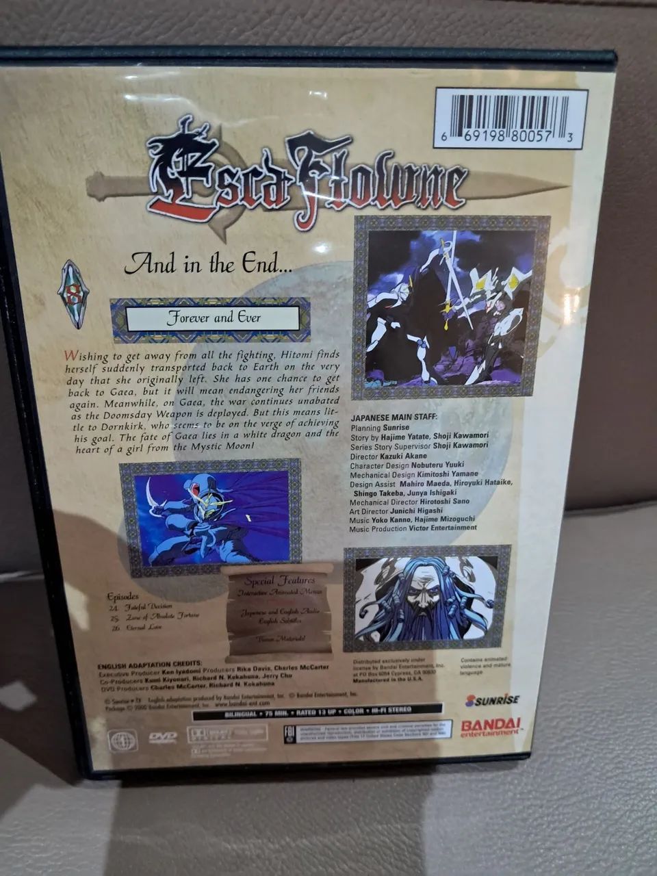 Dvd importado Escaflowne - Foto 3