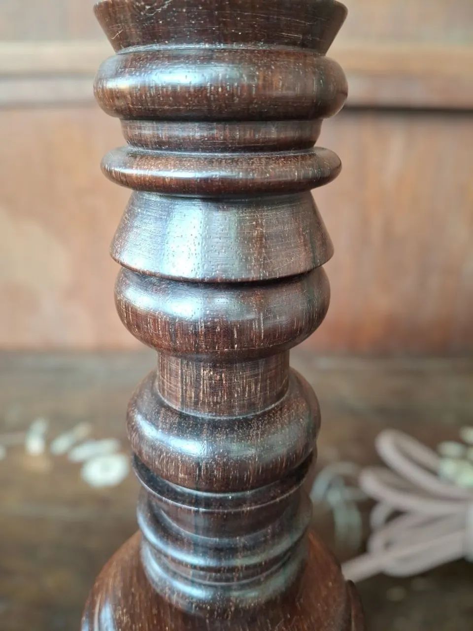 Base de Abajur de Mesa Em Jacarandá 25x12. - Foto 2