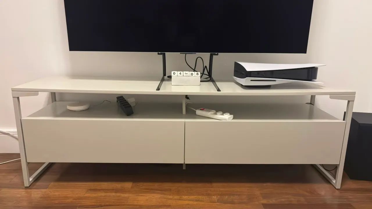 Rack Tok&Stok Cinza Claro (Pouco Usado) - Foto 2