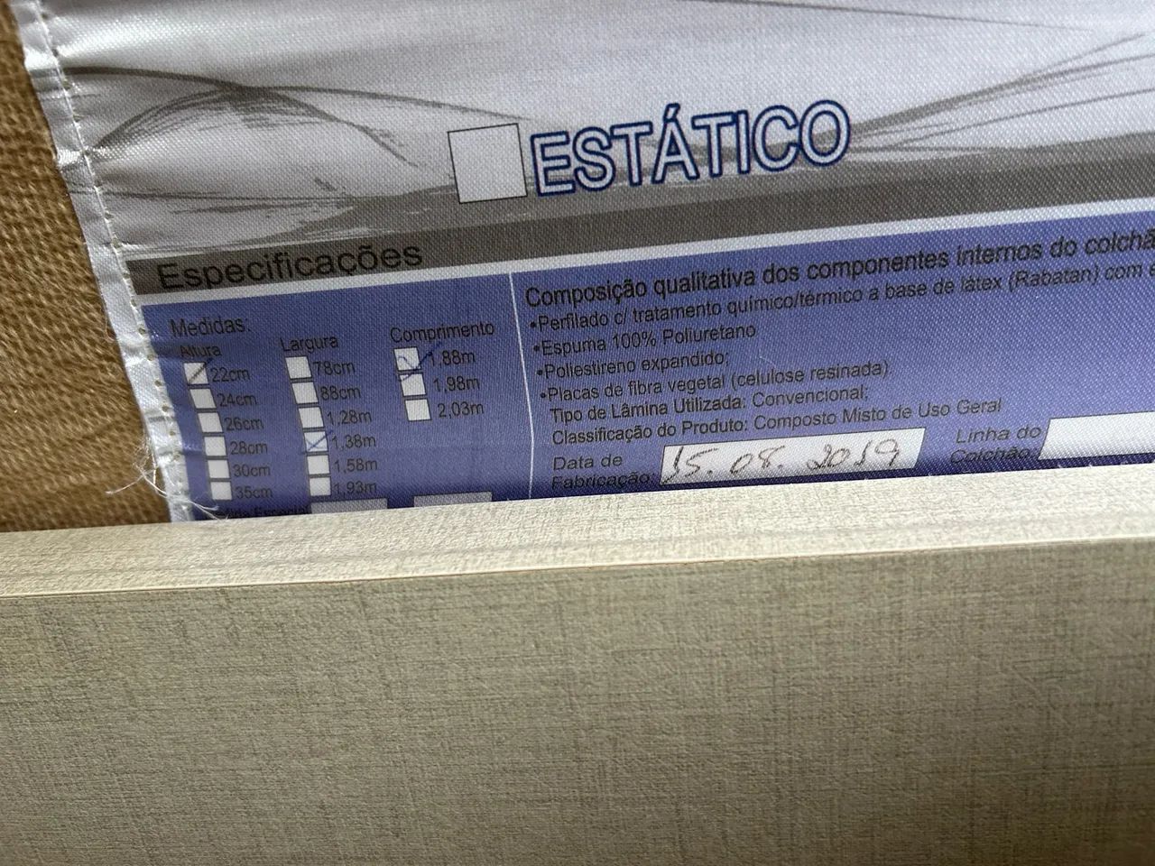 Colchão Magneto Vibroquântico Terapêutico Casal 1,38x1,88 - Foto 4