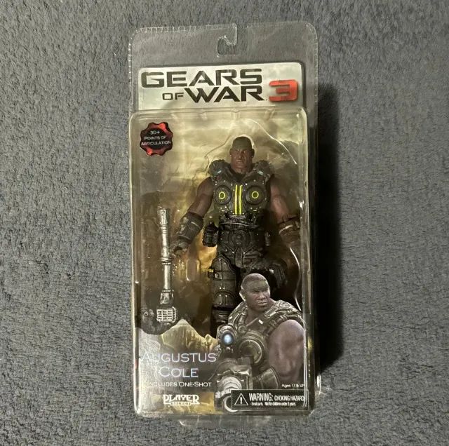 Figurine Gears Of War 3 - Augustus Cole (Cole Train) - NECA - PVC 17cm - Neuve Sous Blister