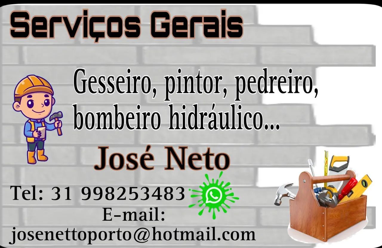 Pedreiro e gesseiro 