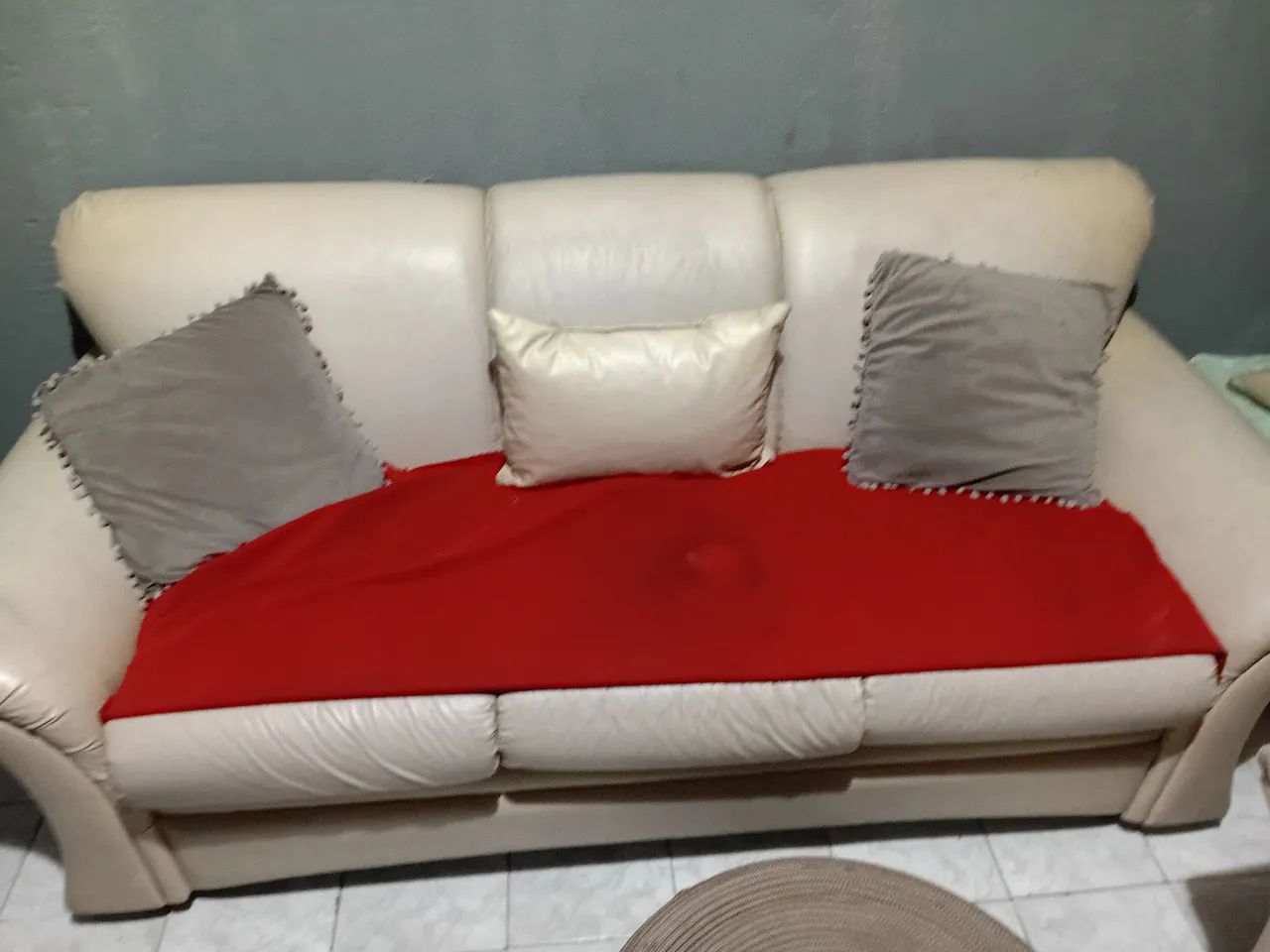 Sofá de corvim 3x2 lugares 