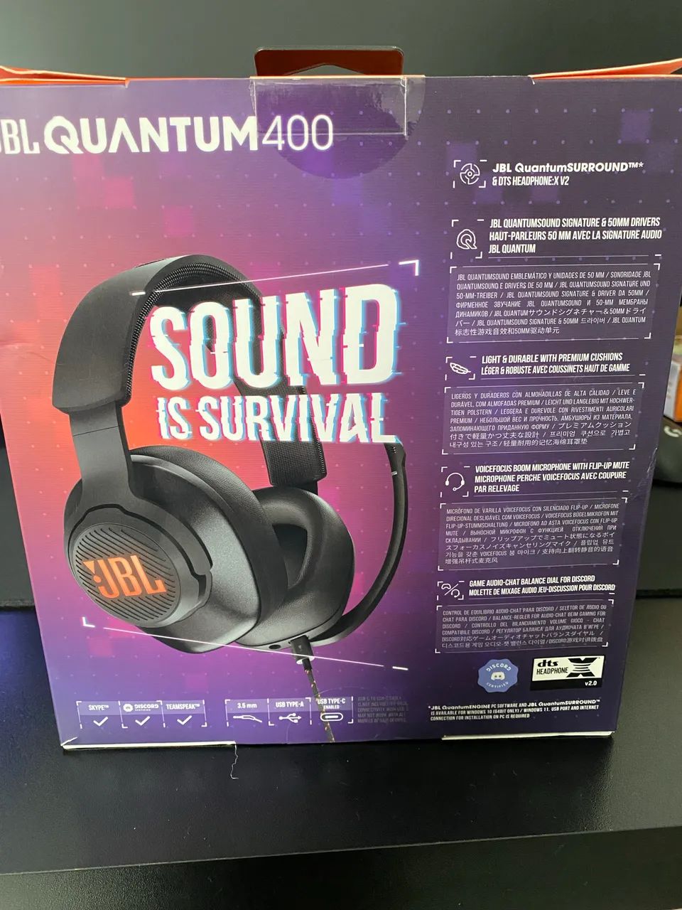 Headset JBL Quantum 400 - Foto 3