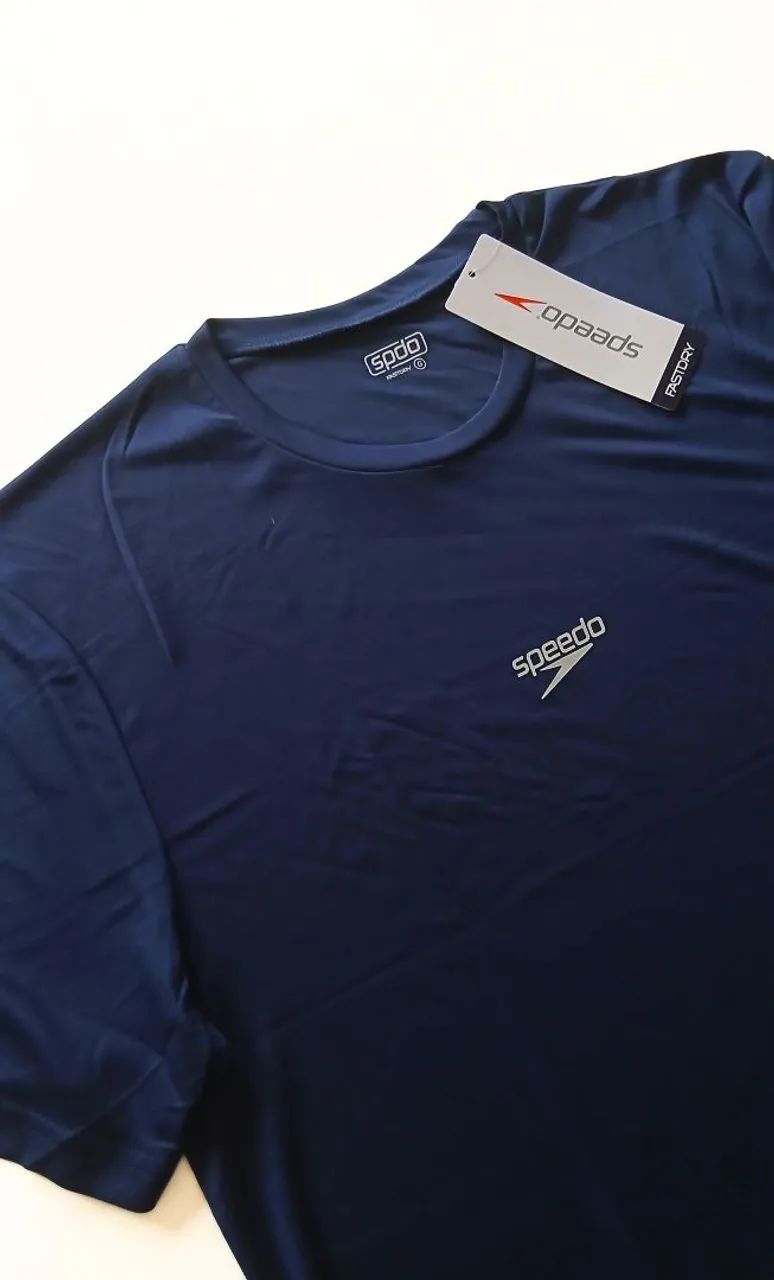 Camiseta Original Speedo Interlock Masculino - Azul Marinho - Foto 5