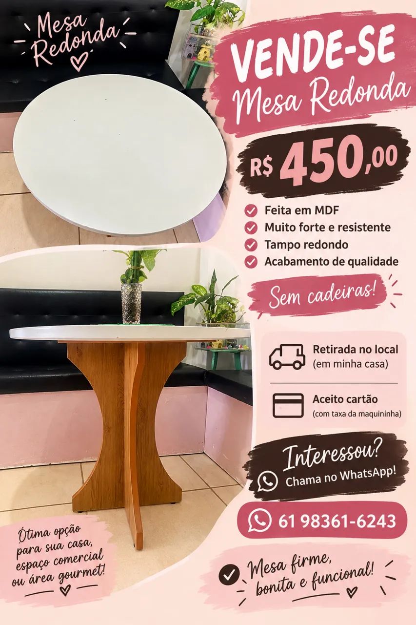Mesa em MDF - Foto 4