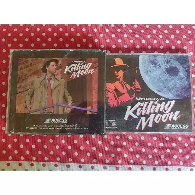 Under a Killing Moon Jogo Para PC CDRom Importado 1994 4 Discos Ms-Dos