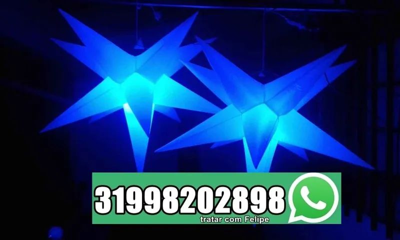 Aluguel de Estrelas Infláveis Sputnik para decoração boates e eventos - Foto 5
