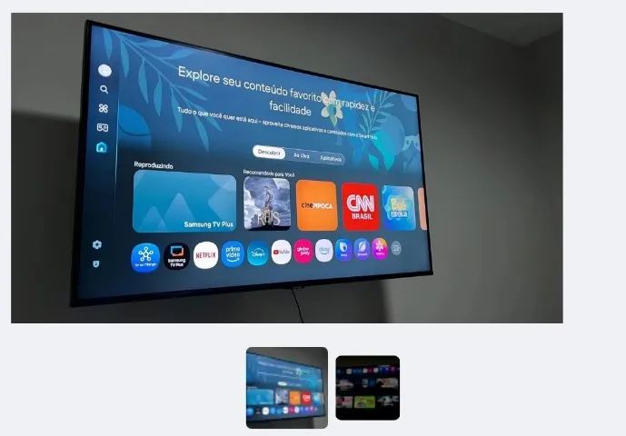 Tv Samsung 43 polegadas  smart 4k UHD, modelo CU7700. 5x sem Juros 
