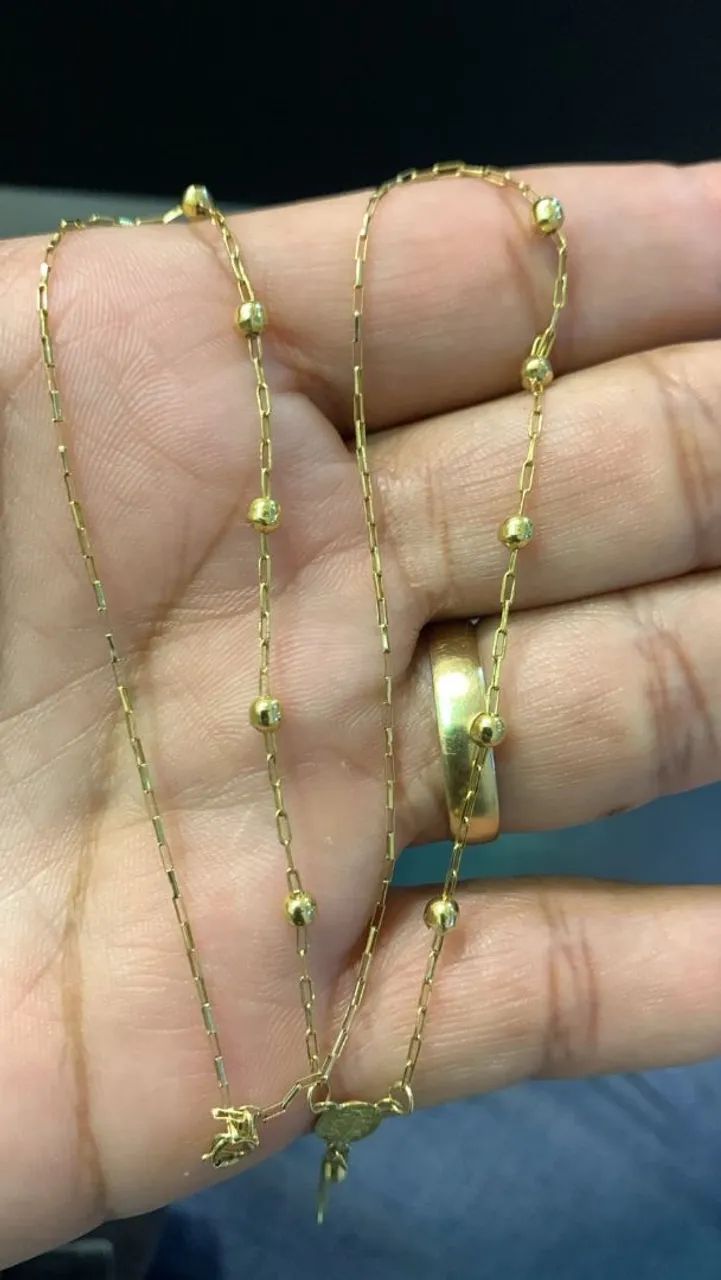 Cordão terço Ouro 18k - Foto 2