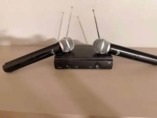 Dois Microfones Átomo Sem Fio, NOVISSIMO