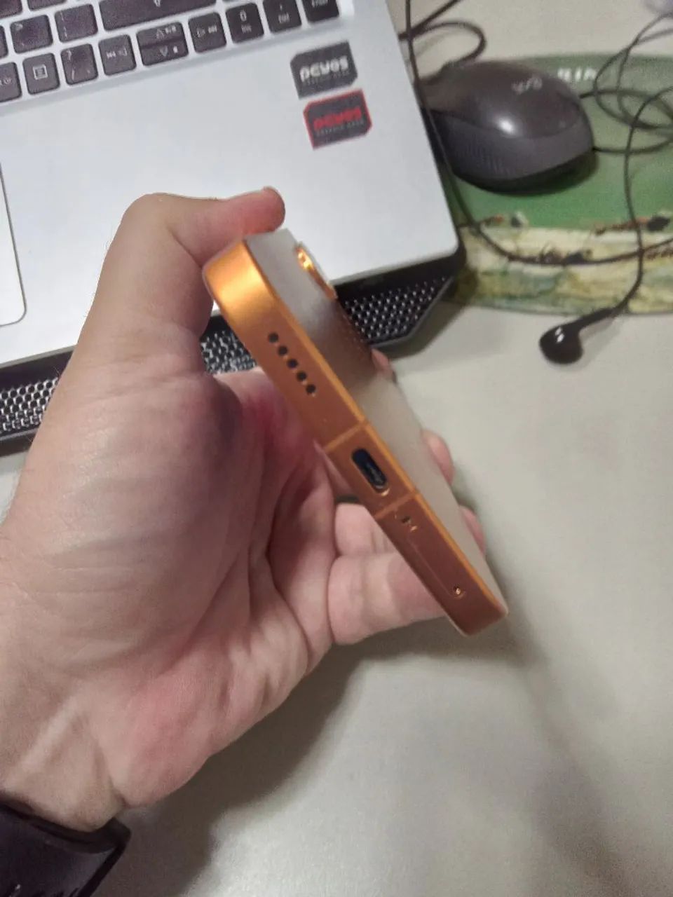 Poco x8 pro Max 512gb - Laranja - Foto 3