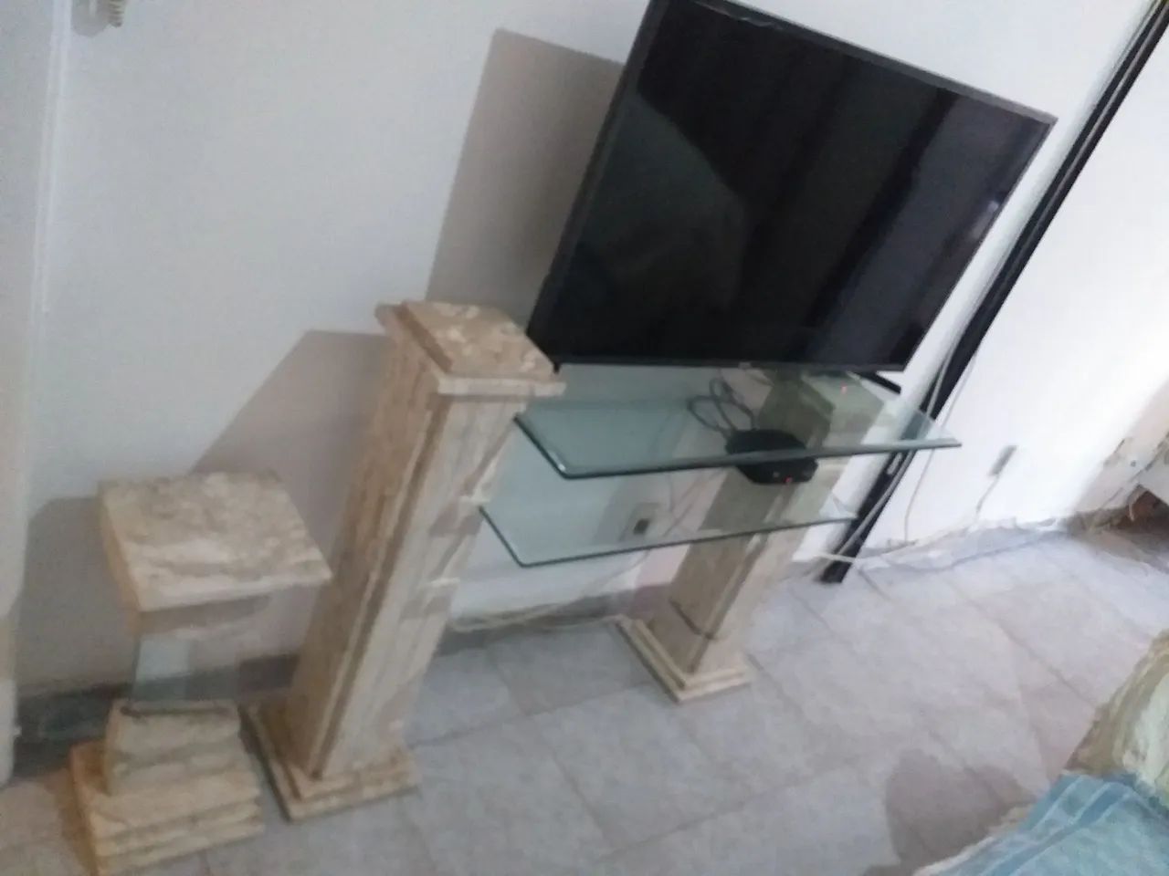 Rack em mármore   para tv e  decoração.  - Foto 3