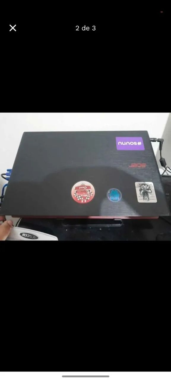  notebook Acer Aspire E5-574, na cor vermelha - Foto 2