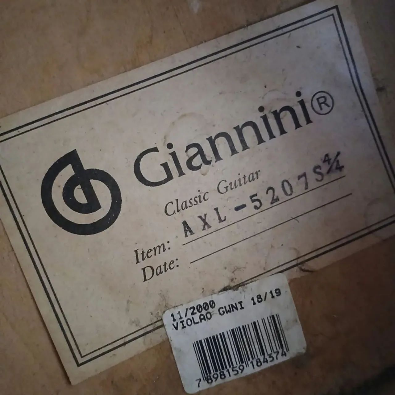 Violão Gianinni antigo !! - Foto 2