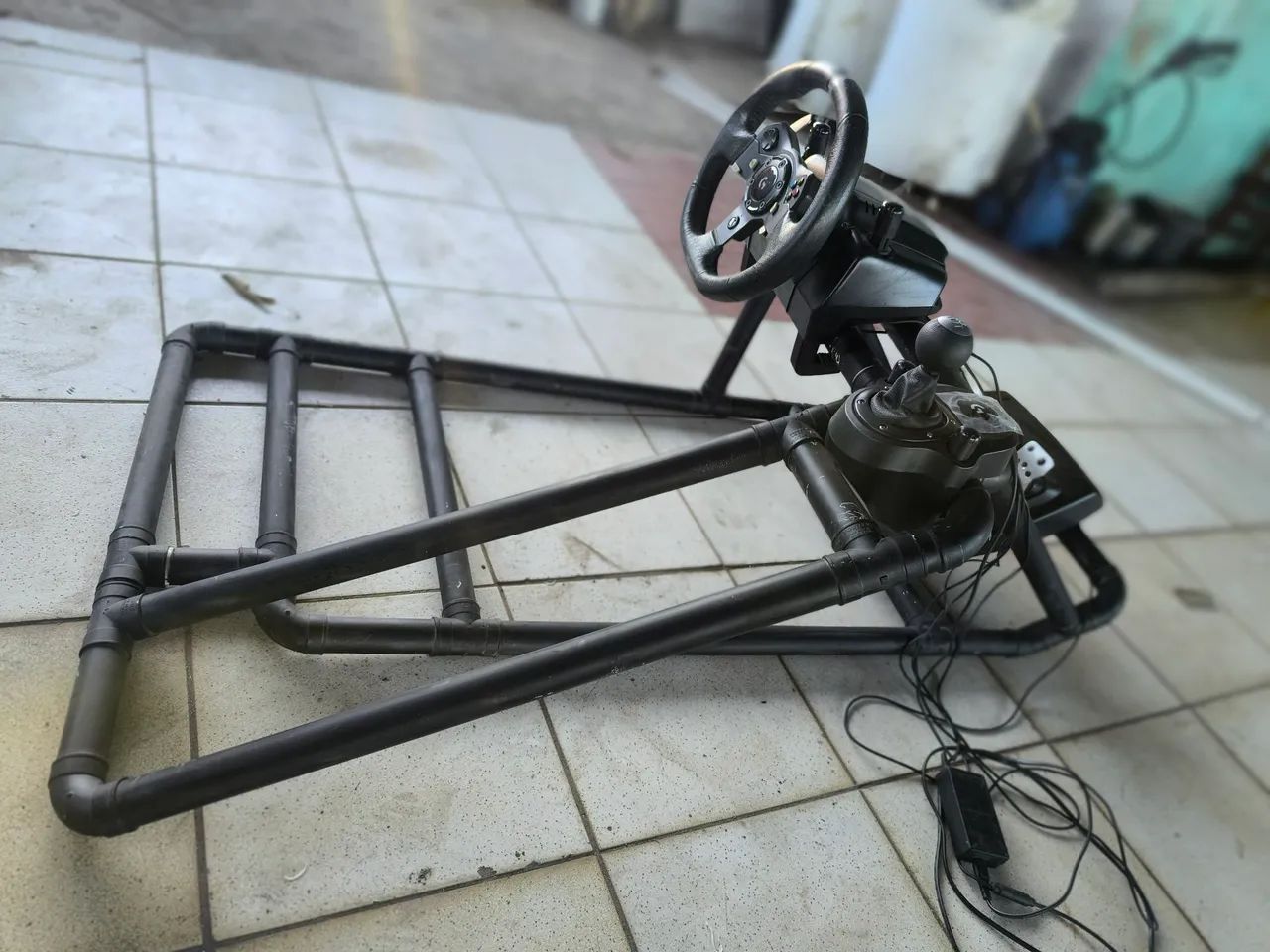 Volante g920 + cockpit caseiro  - Foto 3