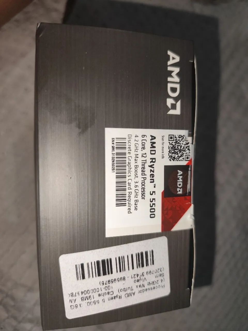 Processador AMD Ryzen 5 5500  - Foto 2