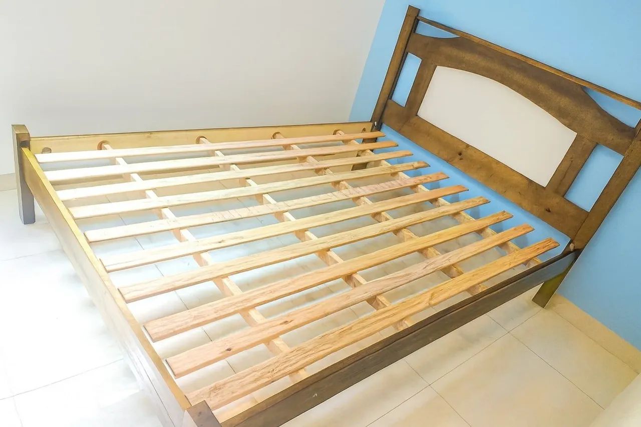 Cama casal madeira nova embalada entrego 