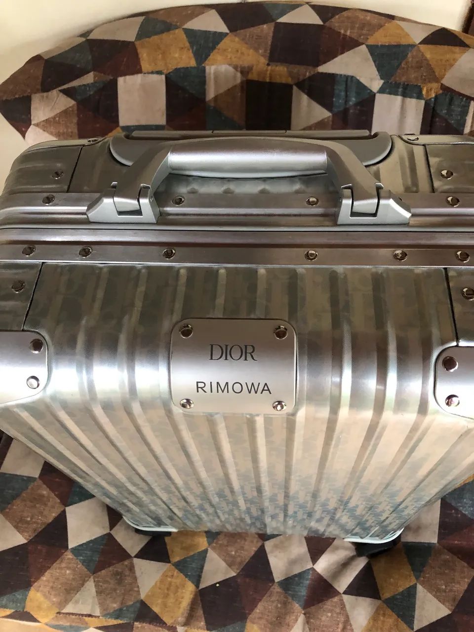 Mala Rimowa Dior degrade prata - Foto 2