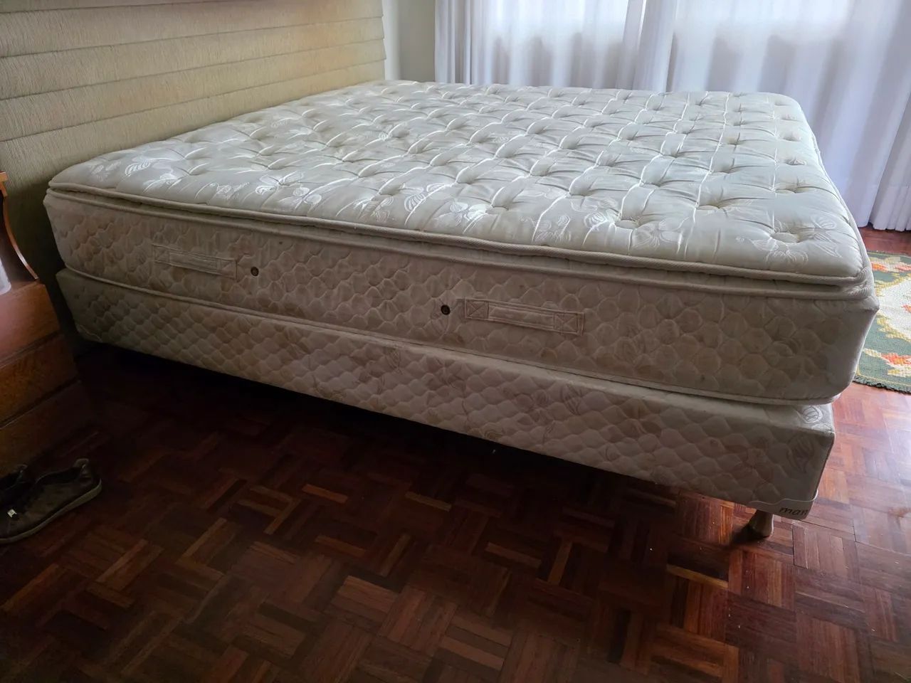 Colchão King e base mannes - Foto 2