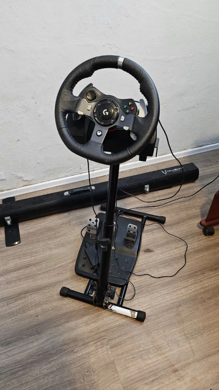 Logitech G29 Driving Force + Suporte - Usado  - Foto 3