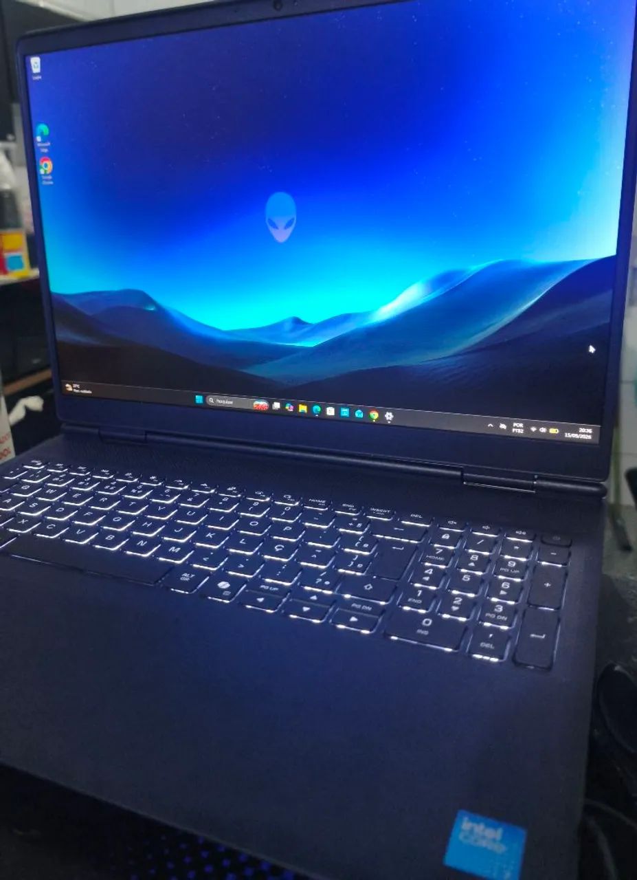 Notebook Alienware Aurora 16, core 7 ultra + tela 2.5k QFH + RTX