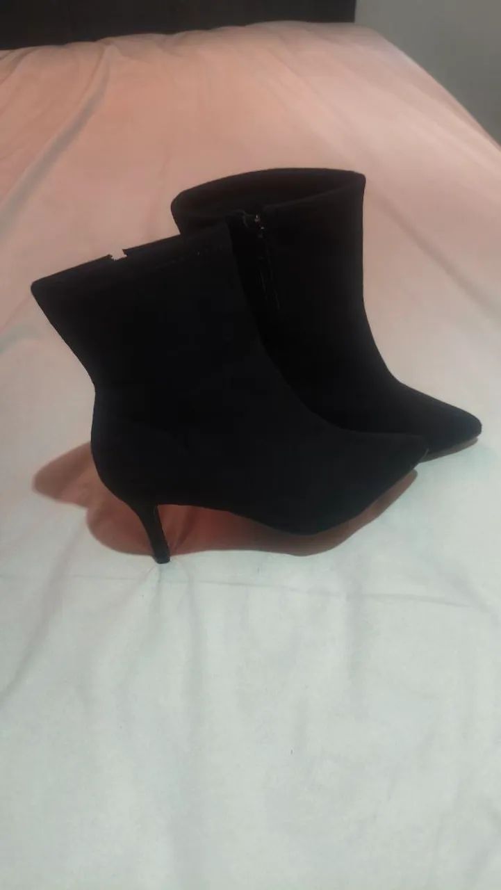 Bota Constance cano curto, salto 7cm - Foto 2