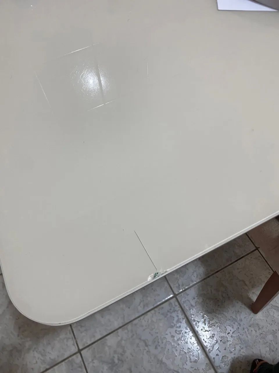 Mesa de Jantar 6 Lugares tampo de vidro - Foto 4