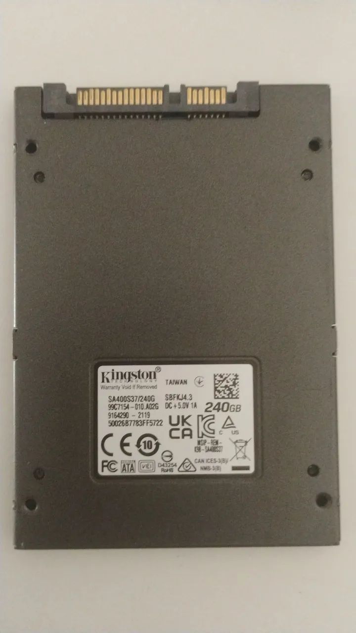 SSD 240 gb Kingston + case USB - Foto 4