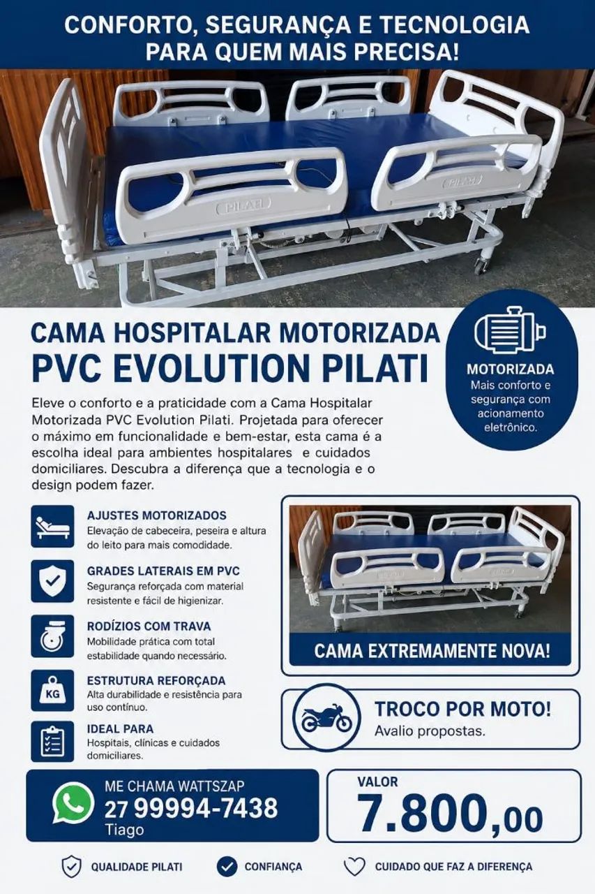 Cama hospitalar motorizada Evolution 