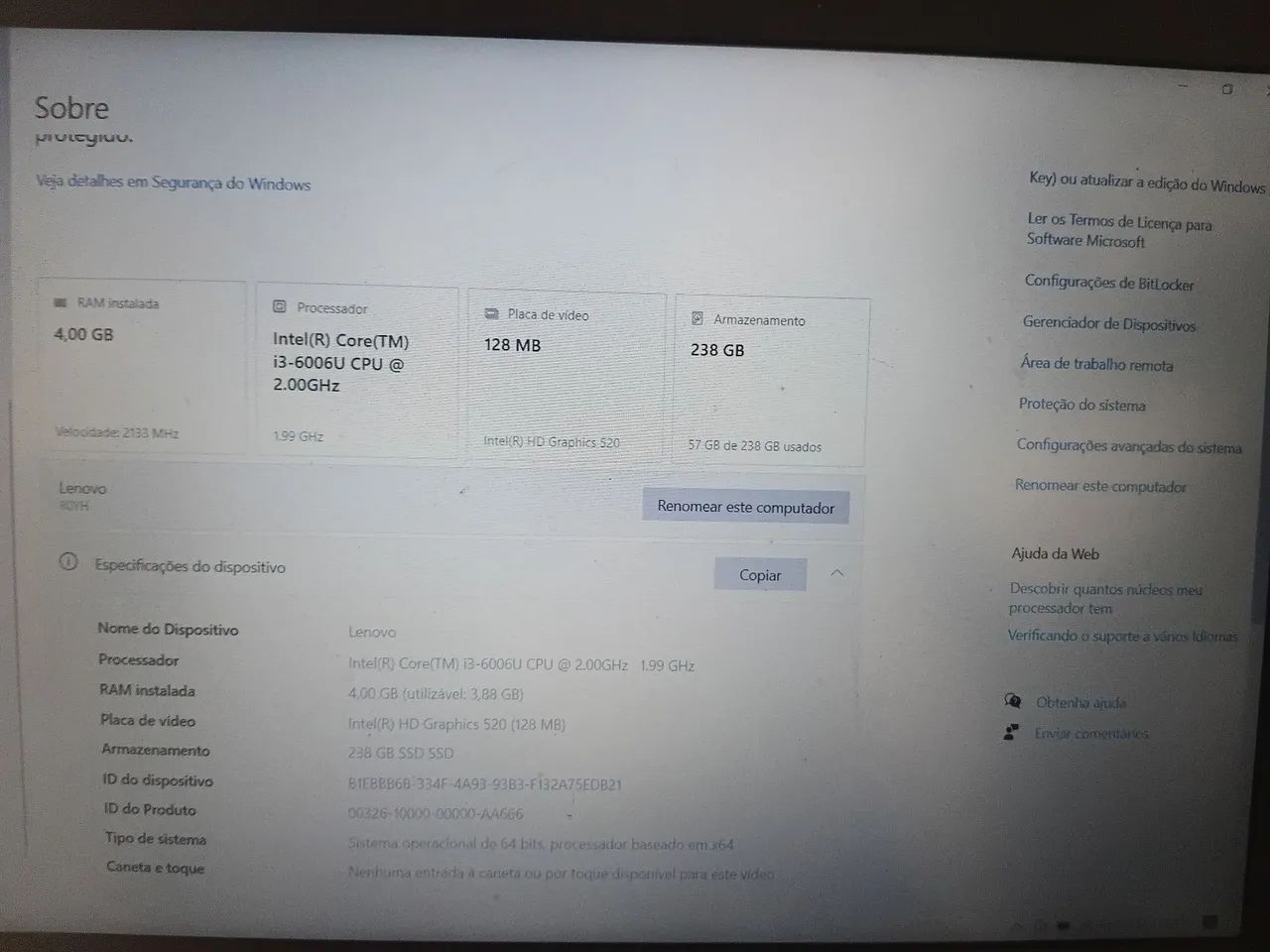 Vendo notebook lenovo ideaped - Foto 5
