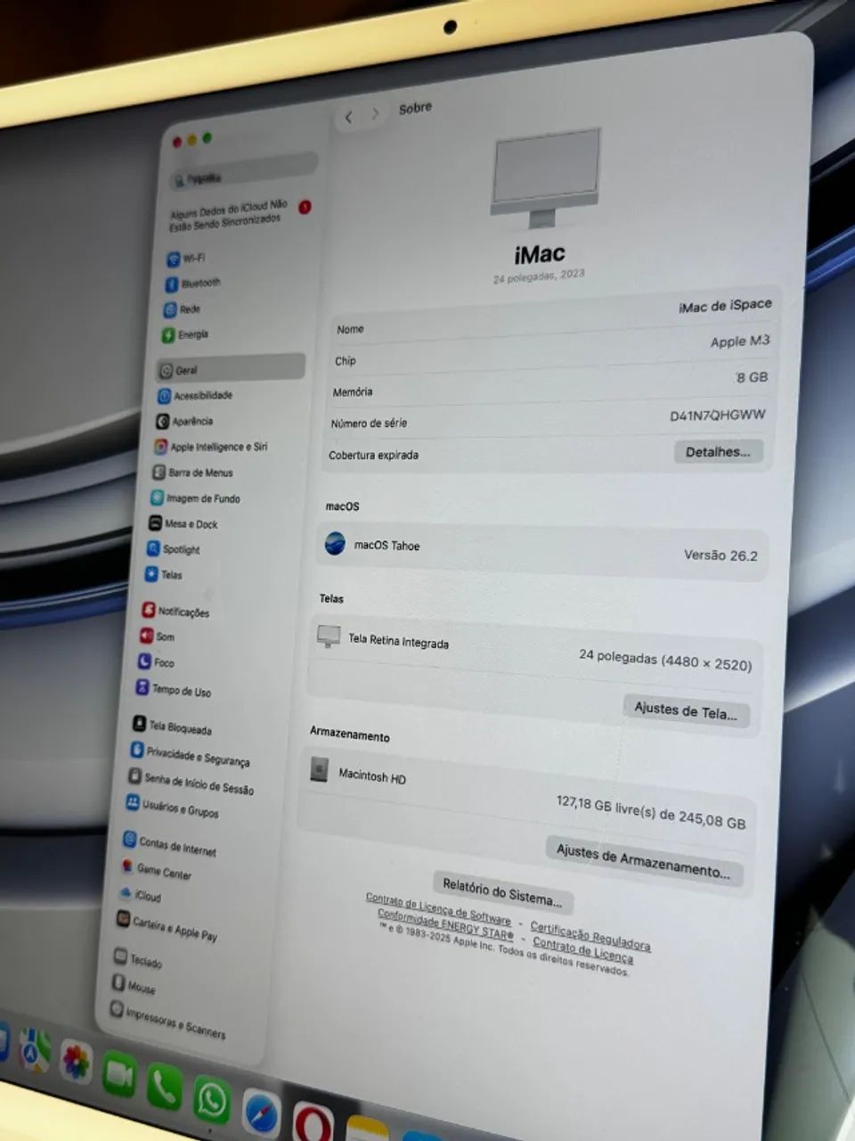 (Vendo ou troco) iMac M3 impecável com 6 meses de garantia  - Foto 4