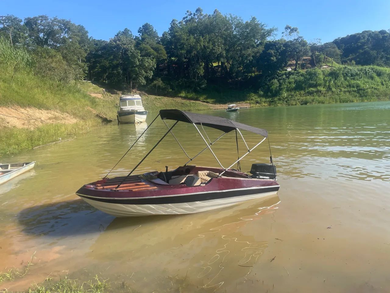 Barco 50hp Evinrude  5 +1 lugares 