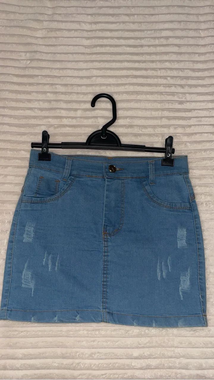 Saia jeans