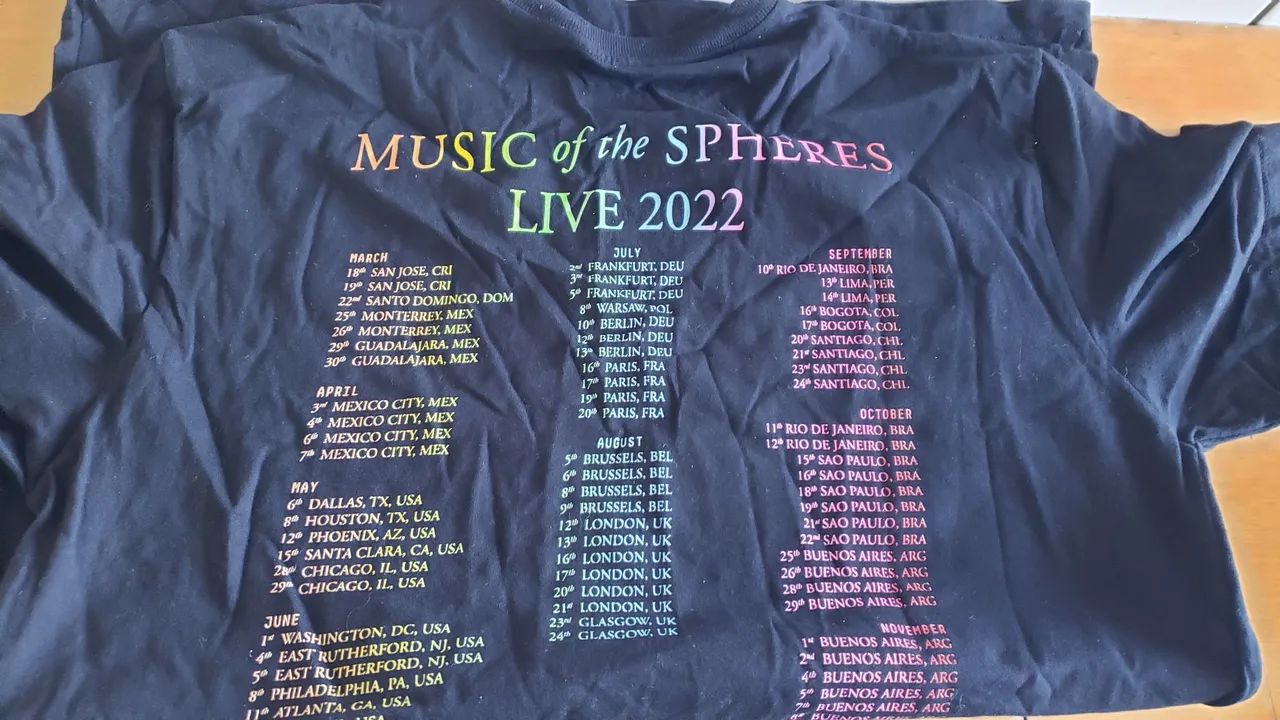 Camisa Coldplay  - Foto 2