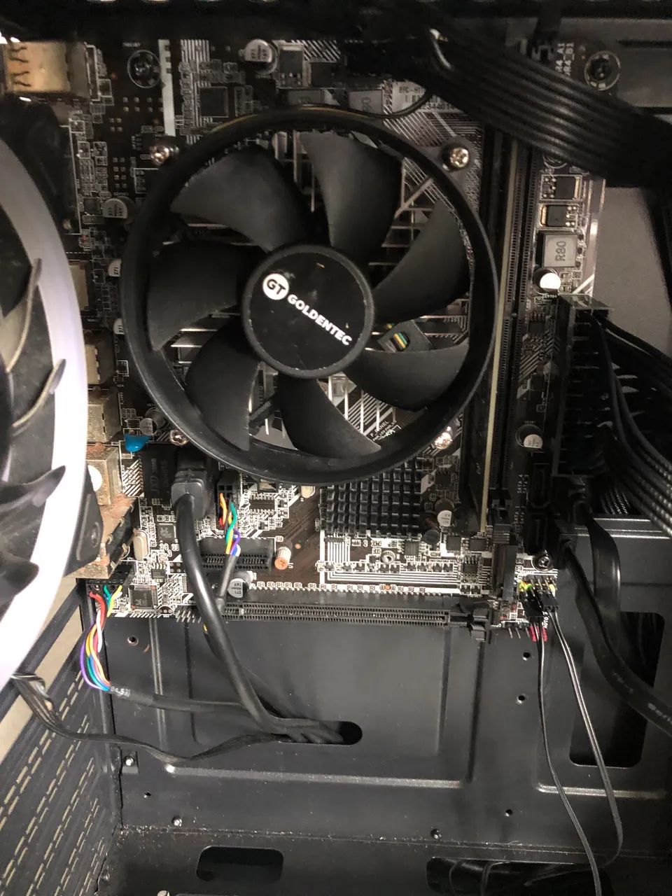 Placa mãe, processador i3 9100