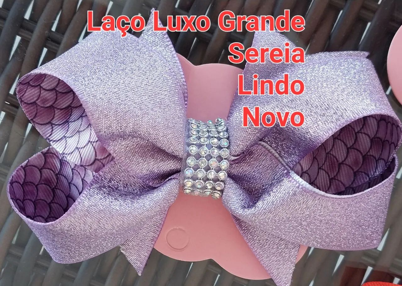 Lote de Laços e Enfeites de Cabelo LINDOS (Itens Novos e Itens Pouco Uso) - Foto 2