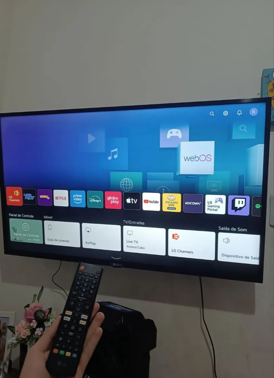Smart TV LG usada/seminova