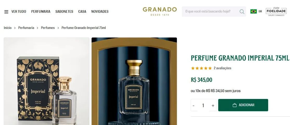 Perfume Granado Imperial - 75ml - Masculino