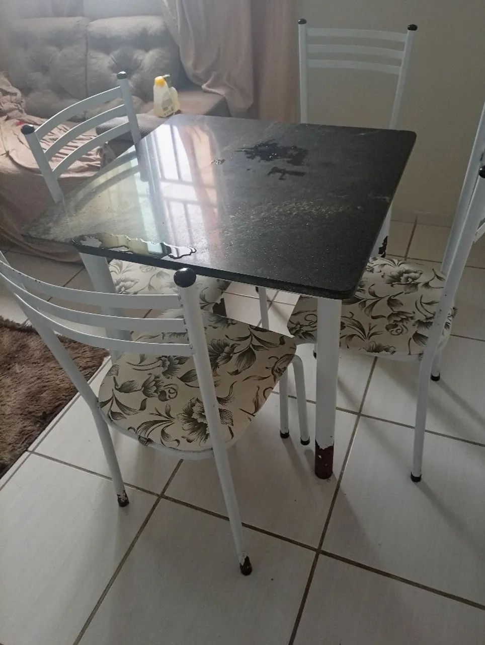 Mesa com tampo de granito - Foto 2
