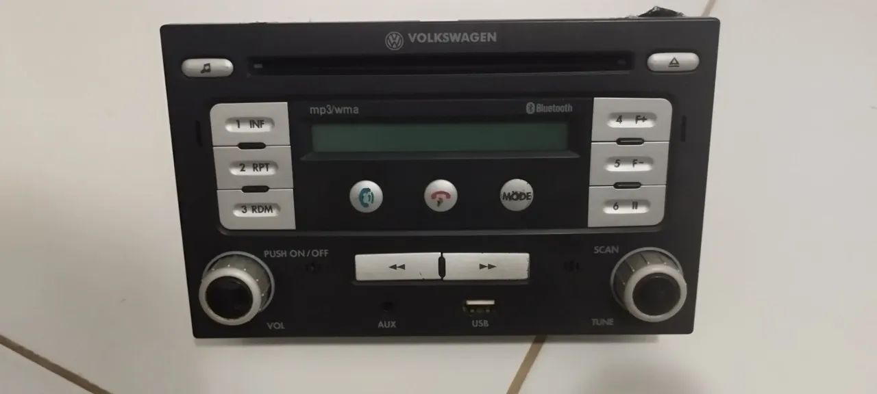 Rádio Volkswagen Clarion 2 Din USB bluetooth mp3. 