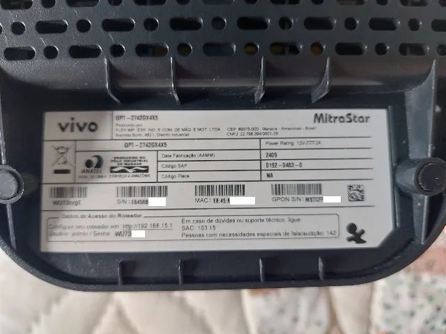 Modem WiFi6 MitraStar - desbloqueado - Foto 3