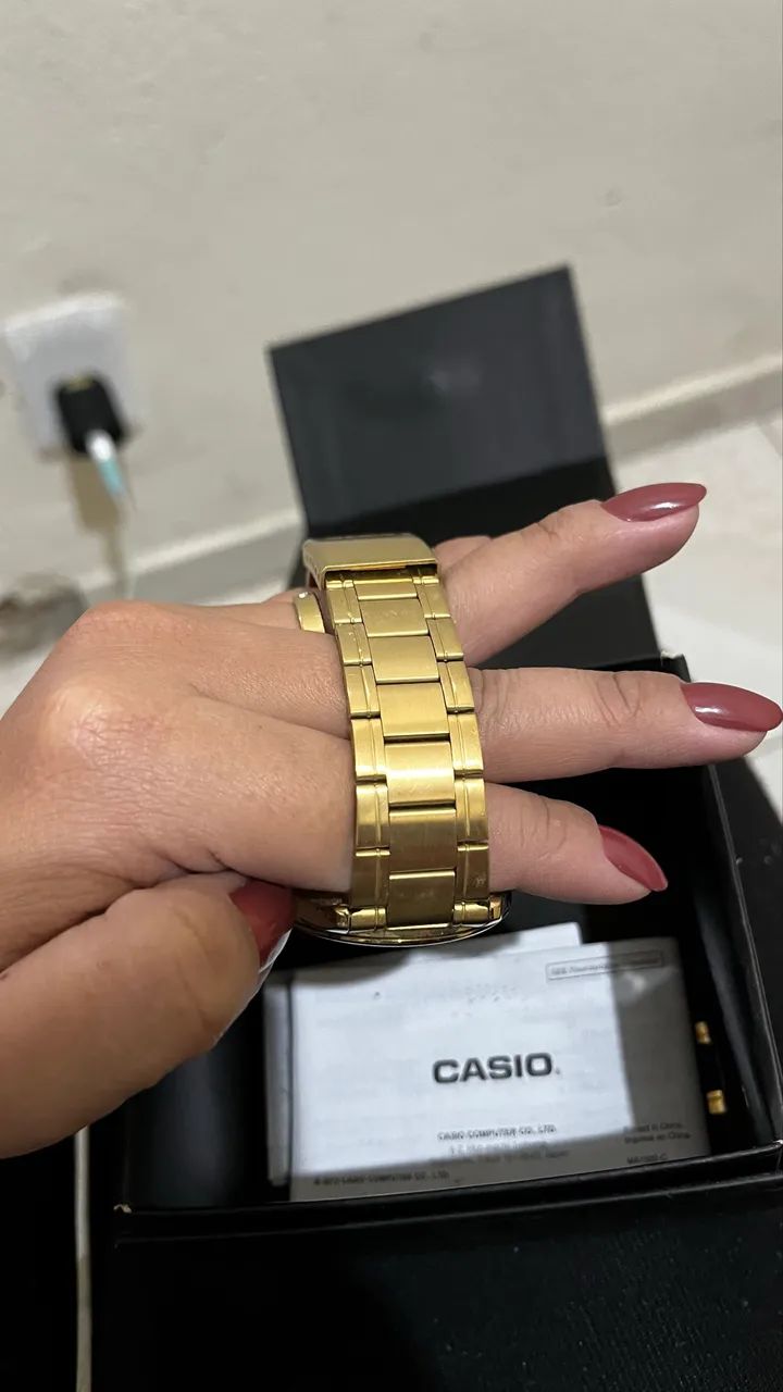 Relógio Casio Dourado - Foto 4